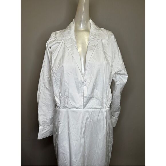 Bernadette Long Sleeve Organic Cotton Claire Shirt Dress Size 42 (US10) $1020 - Picture 5 of 12
